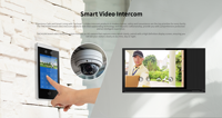 Sistem Interkom Video Door Phone Android 10 inci dengan Layar Sentuh, POE, dan WiFi untuk Keamanan Rumah Pintar