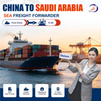 Transitaire maritime Chine-Arabie Saoudite, agent d'expédition DDP porte-à-porte, LCL express, agent d'approvisionnement Alibaba, service 1688 rapide