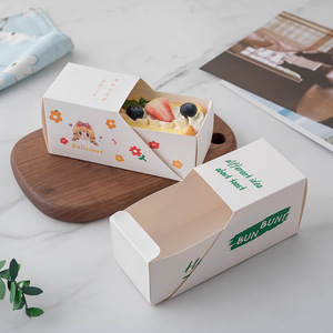 Caja para Hamburguesas con Logotipo Personalizado, <span class=keywords><strong>Cajas</strong></span> Plegables Biodegradables Únicas para Sándwiches y Pasteles, Hechas de Cartón Color Marfil - Product Image 3