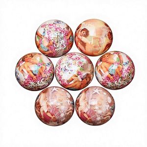 Décorations de Noël, ornements DIY, petites boules pour arbre, présentoir de bureau, vitrine, vente en gros, modèle 75-008, boîte cadeau sans impression - Product Image 1
