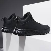 Chaussures de randonnée pour hommes, grandes tailles, chaussures d'hiver épaisses et chaudes avec semelle en caoutchouc, imperméables et confortables pour l'hiver et l'été