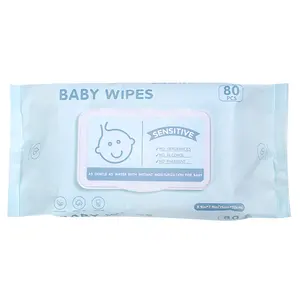 Lingettes biodégradables en bambou, papier hydratant pour les mains et le visage, vente en gros, unités