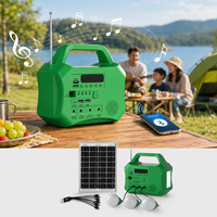 Système d'éclairage solaire intérieur VeraSol FengWo SL1210, kit d'éclairage solaire hors réseau pour la maison, contrôleur de charge MPPT, batterie au lithium