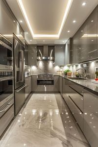 Priam haut de gamme italien Cusine luxe peinture stratifié blanc complet moderne armoires de cuisine paquet plat - Product Image 2