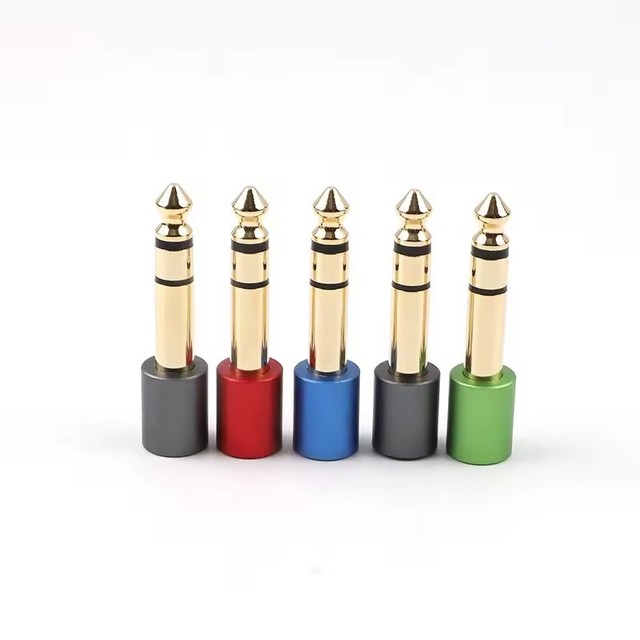 Stereo Audio Adapter [gold Plated Pure Copper 6.35mm (1/4 Inch) Male To 3.5mm (1/8 Inch) Female Headphone Jack Plug
