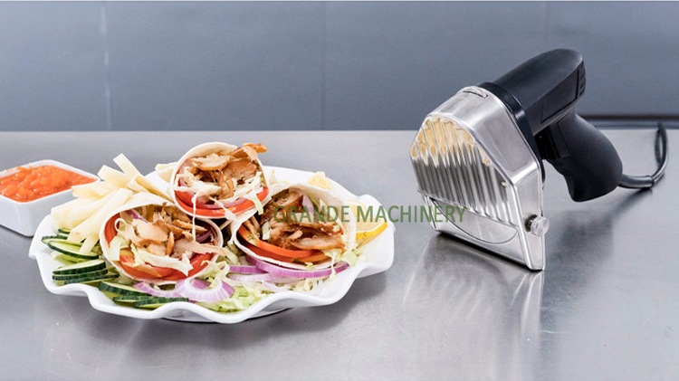 Stainless Steel Electric Doner Cutter - Handheld Kebab Slicer