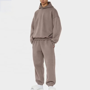 OEM <strong>Tracksuit</strong> High Quality Unisex Cotton Hoodies Sweatshirts Custom logo Oversized <strong>Tracksuits</strong> for Men - Product Image 1