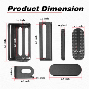 Phổ phù hợp cho 6 ~ 20 inch LED làm việc thanh ánh sáng nhà máy xe phía trước lưới tản nhiệt Led thanh ánh sáng gắn khung - Product Image 3