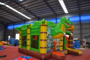 <span class=keywords><strong>Trampoline</strong></span> <span class=keywords><strong>gonflable</strong></span> commercial comprenant des châteaux gonflables pour enfants avec toboggans, vente en gros disponible. - Product Image 2