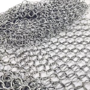 Metal Draperies Chain Mail Ring <strong>Mesh</strong> For Walls Stainless Steel <strong>Wire</strong> <strong>Woven</strong> Architecture Ceilings - Product Image 2