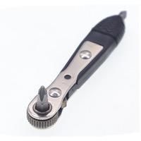 Mise à niveau Double Usage Mini Clé À Cliquet 1/4 "Mini Tournevis À Cliquet 36 dents Clé À Cliquet Tournevis À Angle Droit
