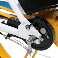 Vélo électrique de ville TXED 26 pouces 36V 250W avec moteur arrière sans balais, freins à tambour, cadre en alliage, vitesse unique