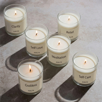 AIKUN Factory, vente en gros, livraison rapide, emballage personnalisé, boîte cadeau en verre de marque, boîte cadeau d'aromathérapie, bougie parfumée à la cire de soja