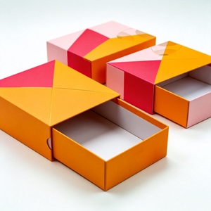 Custom Biodegradable Cardboard Packaging Sliding Drawer Gift Paper Boxes <b>For</b> Cosmetics Essential Oil Skin Care Serum Packing - Product Image 2