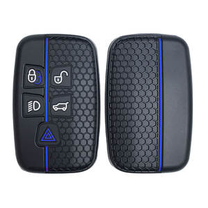 シリコンカーリモートキーケースカバーチェーンランドローバーレンジローバースポーツEvoque Velar Discovery 4 <span class=keywords><strong>Jaguar</strong></span> XE XJ XF 5ボタン - Product Image 5