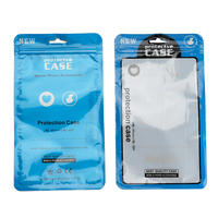 En stock, étui de téléphone portable avec logo personnalisé, emballage en sac zippé/accessoires pour téléphone, sac zippé en plastique