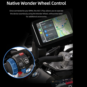 Màn hình dẫn đường <span class=keywords><strong>GPS</strong></span> chống nước 7 inch tích hợp CarPlay & Android Auto cho xe máy BMW, hỗ trợ <span class=keywords><strong>Bluetooth</strong></span>, đọc dữ liệu, TPMS nguyên bản - Product Image 2