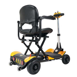 Scooter électrique pliable léger à 4 roues, design fauteuil à dossier haut, portable pour usage extérieur, moteur 250W pour personnes à mobilité réduite - Product Image 2