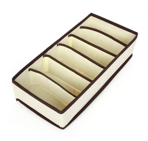 YUYANG 24 Cells Grids Underwear <b>Drawer</b> Fabric Foldable Stackable Cabinet Closet Organizers Dividers <b>Storage</b> <b>Boxes</b> - Product Image 5