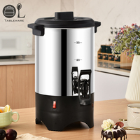 Distributeur d'eau chaude commercial isotherme en acier inoxydable 5L – Fournitures professionnelles pour thé, café et expresso