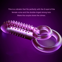 Paar-Sextoy Klitoris Penisring Vagina Frau DIY Gland-Bullet