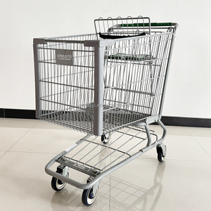 Meilleure vente de chariots de supermarché avec roues robustes - Product Image 2