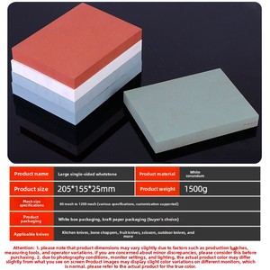 <span class=keywords><strong>Pietra</strong></span> per <span class=keywords><strong>Affilare</strong></span> Monofacciale in Corindone Bianco 205x155x25mm per Uso Domestico e <span class=keywords><strong>Coltelli</strong></span> da Cucina <span class=keywords><strong>con</strong></span> Logo Personalizzato - Product Image 3