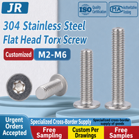 Sekrup Mesin Torx Kepala Datar CM Baja Tahan Karat 304 Grosir Kustom M2//M3/M4/M5/M6