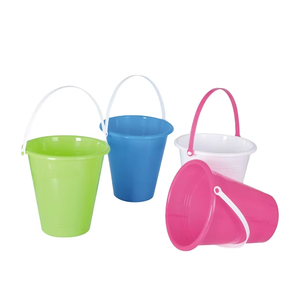 Mini Cubo de Plástico PP Ecológico de 4L con Diseño Moderno y Asa para Juguetes de Playa para Niños y Limpieza del Hogar, Hecho en Vietnam - Product Image 3