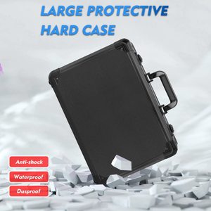 Échantillon gratuit personnalisé imprimé étanche avec poignée boîte de rangement à fermeture éclair montre électronique coque dure transportant avec mousse Eva - Product Image 6