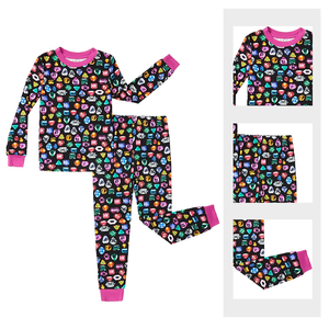 Filles printemps vêtements ensembles 2025 vente chaude mode filles garçons vêtements de nuit pyjamas haute qualité à manches longues bébé pyjamas ensemble - Product Image 2