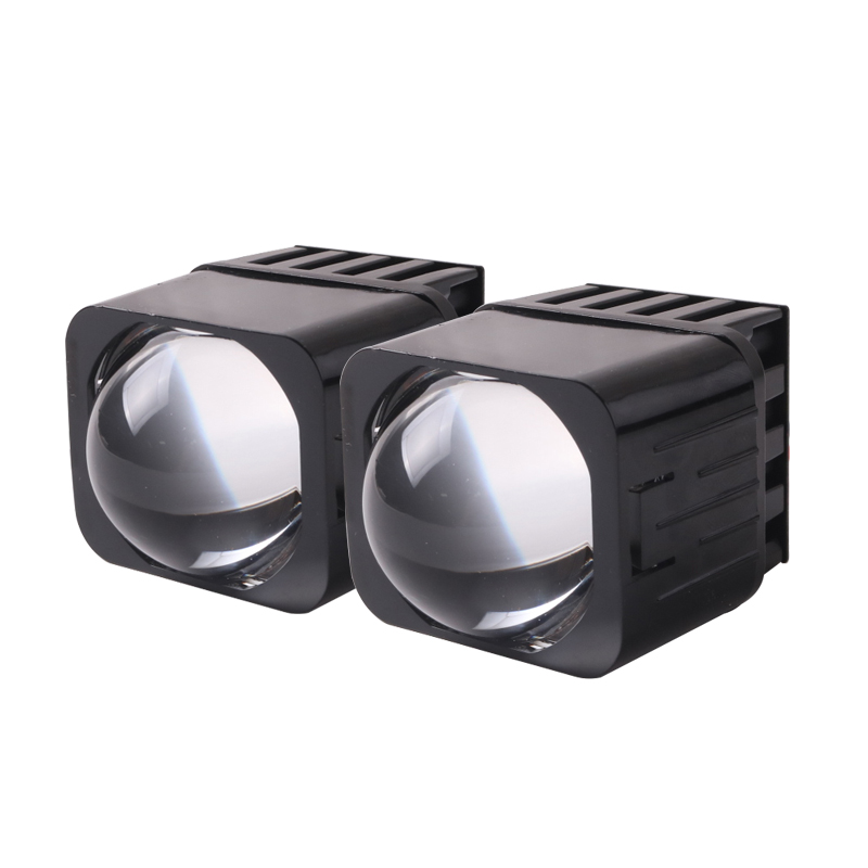 LED high beam module lens