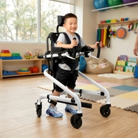 Matériel de mobilité pédiatrique, aides à la marche pour enfants, réglables en hauteur, avec appui-tête, pour enfants atteints de paralysie cérébrale