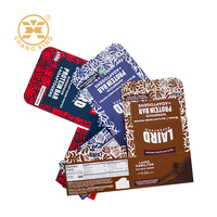 Boîte d'emballage personnalisée en carton blanc à fond auto-scellant pour snacks, vente en gros, conception et impression de boîtes en papier pour détaillants
