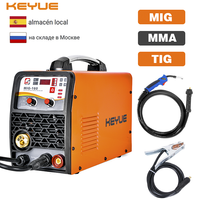 KEYUE Nouvelle machine à souder portable à haute fréquence IGBT 220V, soudeuse à l'arc MIG-160 avec écran LCD