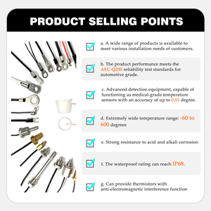 1K 2K 5K 20K 10K 50K 100K Ntc Thermistor Temperatuursensor Met Rj45 Crystal Connector - Product Image 6