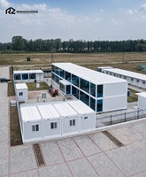 Maison conteneur modulaire préfabriquée de luxe 20 pieds 40 pieds, villa mobile pour complexe hôtelier