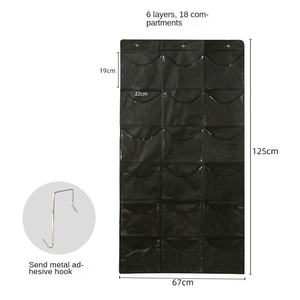 D5142 Sac <span class=keywords><strong>de</strong></span> rangement mural pour porte, poche transparente pour placard, support pour chapeaux <span class=keywords><strong>de</strong></span> sport, organisateur suspendu pour casquettes <span class=keywords><strong>de</strong></span> baseball - Product Image 6