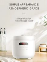 Cuisinière à riz électrique mini automatique intelligente à écran tactile LCD 5L, antiadhésive, Silver Crest, pour la maison, faible teneur en sucre, avec tasse à mesurer