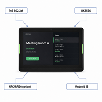 Panel de Control de Acceso POE con Tableta Android 15 de 4.99 Pulgadas para Montaje en Pared, RK3566, NFC, RFID, RS485, RS232, Modo Kiosco, Firmware Personalizado OEM
