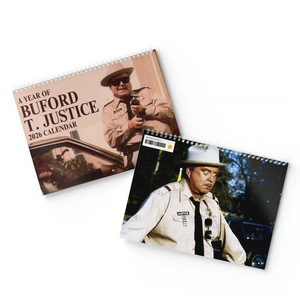 Buford T Justice 2026 Wall Calendar A <b>Year</b> Of Sheriff Justice Monthly <b>Planner</b> For Home Office Desk Decor Gift - Product Image 1