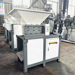 <strong>Mini</strong> Double Shaft <strong>Shredder</strong> Agriculture Waste Shredding Machine for <strong>Compost</strong> Plant - Product Image 1