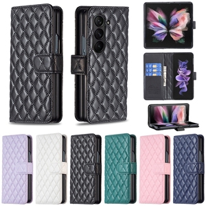 Étui de téléphone en cuir de luxe avec porte-cartes pour Samsung <span class=keywords><strong>Galaxy</strong></span> <span class=keywords><strong>Z</strong></span> <span class=keywords><strong>Fold</strong></span> 6 5 4 <span class=keywords><strong>3</strong></span> 5G, <span class=keywords><strong>pochette</strong></span> de protection - Product Image 2