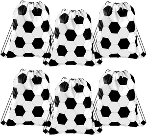 Original Factory Custom Polyester Drawstring Sports Gym Bag Promotional Basketball Football Bag High Visibility Shopping Bag