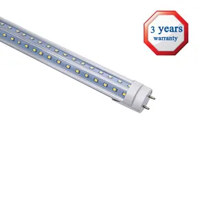 100V 240V led fluorescent V shape 2x20w 40w two PCB lines 240 degree 6 feet led tube light