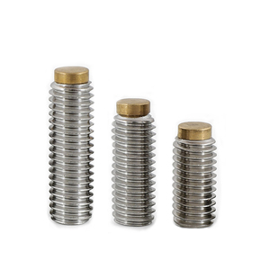 Vente en gros DIN916 Vis de réglage à six pans creux en acier inoxydable Pointe à coupelle concave 10mm 4mm Longueur M4 M5 M6 M8 Tailles pour pouce - Product Image 3