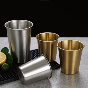 LC712 Beer <b>Mug</b> Drink Insulated Travel <b>Mugs</b> Bright Series Stackable Single Wall Stainless Steel Pint Cup Camping Cup - Product Image 6