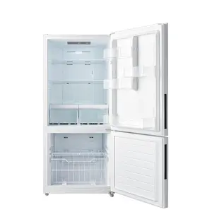 18.7 cu. ft energia estrela gelo livre branco aço inoxidável refregiradores da cozinha