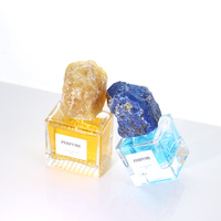Tapas de Perfume de mármol de piedra Natural de lujo 30ml 50ml 100mL botella de Perfume de fragancia cuadrada para Perfume