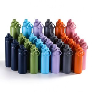 Bouteille d'eau isotherme en acier inoxydable avec logo personnalisé, 18oz, 22oz, 25oz, 32oz, revêtement poudré, cadeaux promotionnels pour événements sportifs - Product Image 6